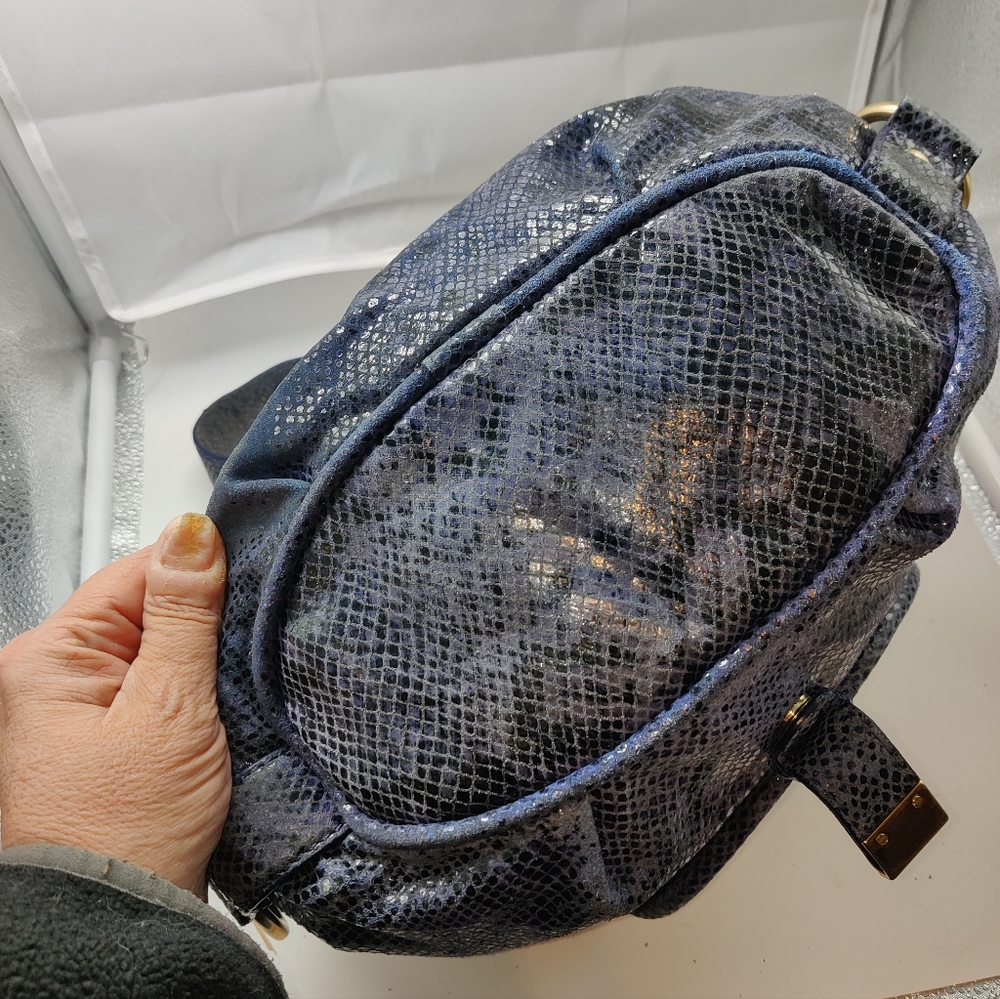 Michael Kors Blue Python leather - Picture 9 of 12